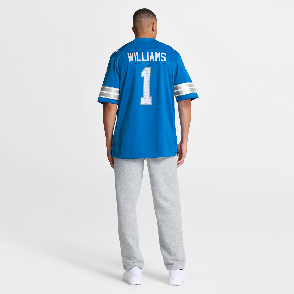 Detroit Lions Jameson Williams Nike Blue Game Player Jersey