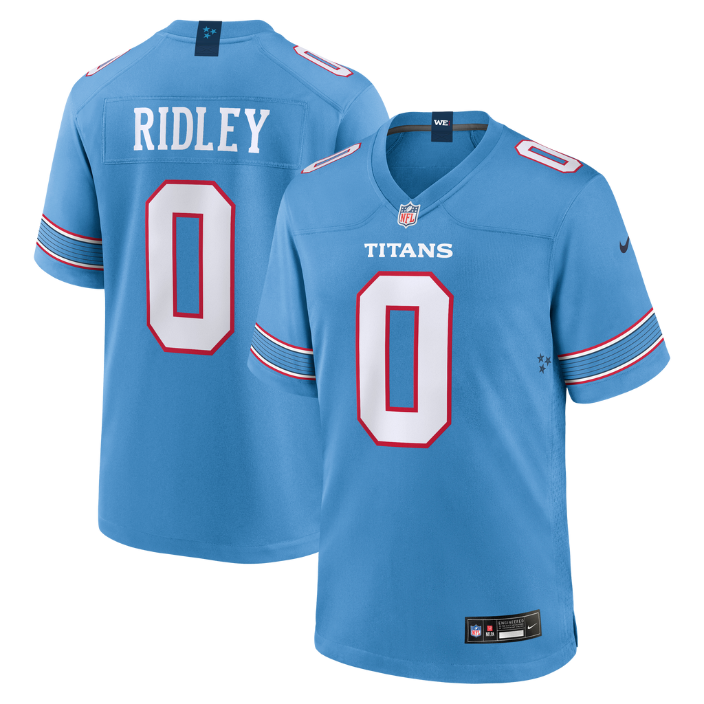 Tennessee Titans Calvin Ridley Nike Light Blue Game Jersey