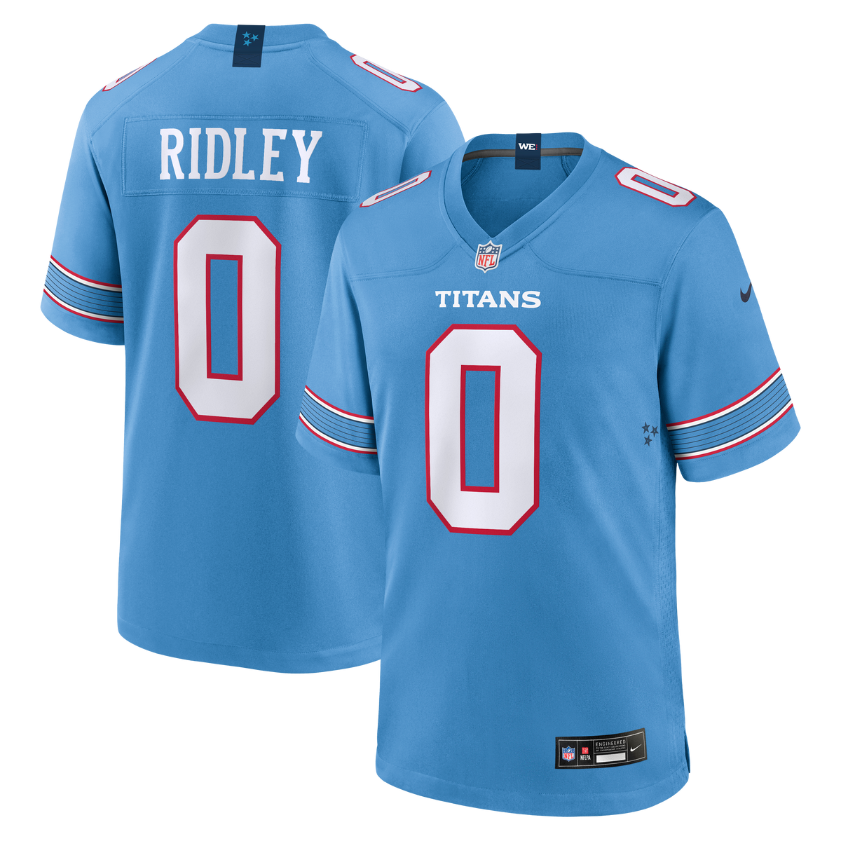 Tennessee Titans Calvin Ridley Nike Light Blue Game Jersey