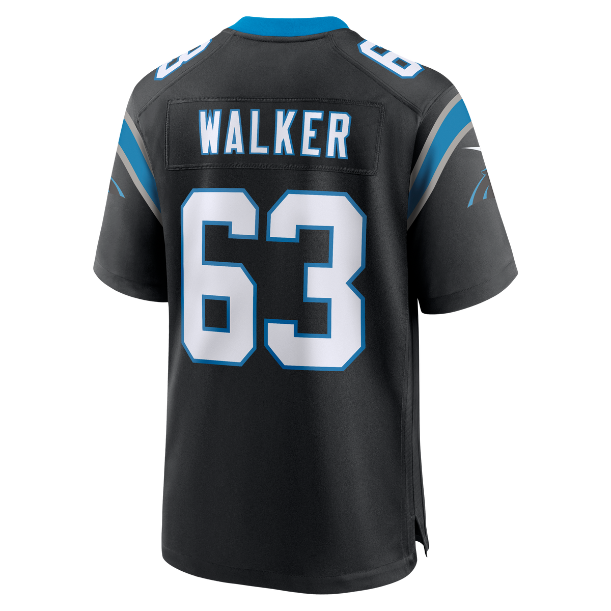 Carolina Panthers Rasheed Walker Nike Black Team Game Jersey