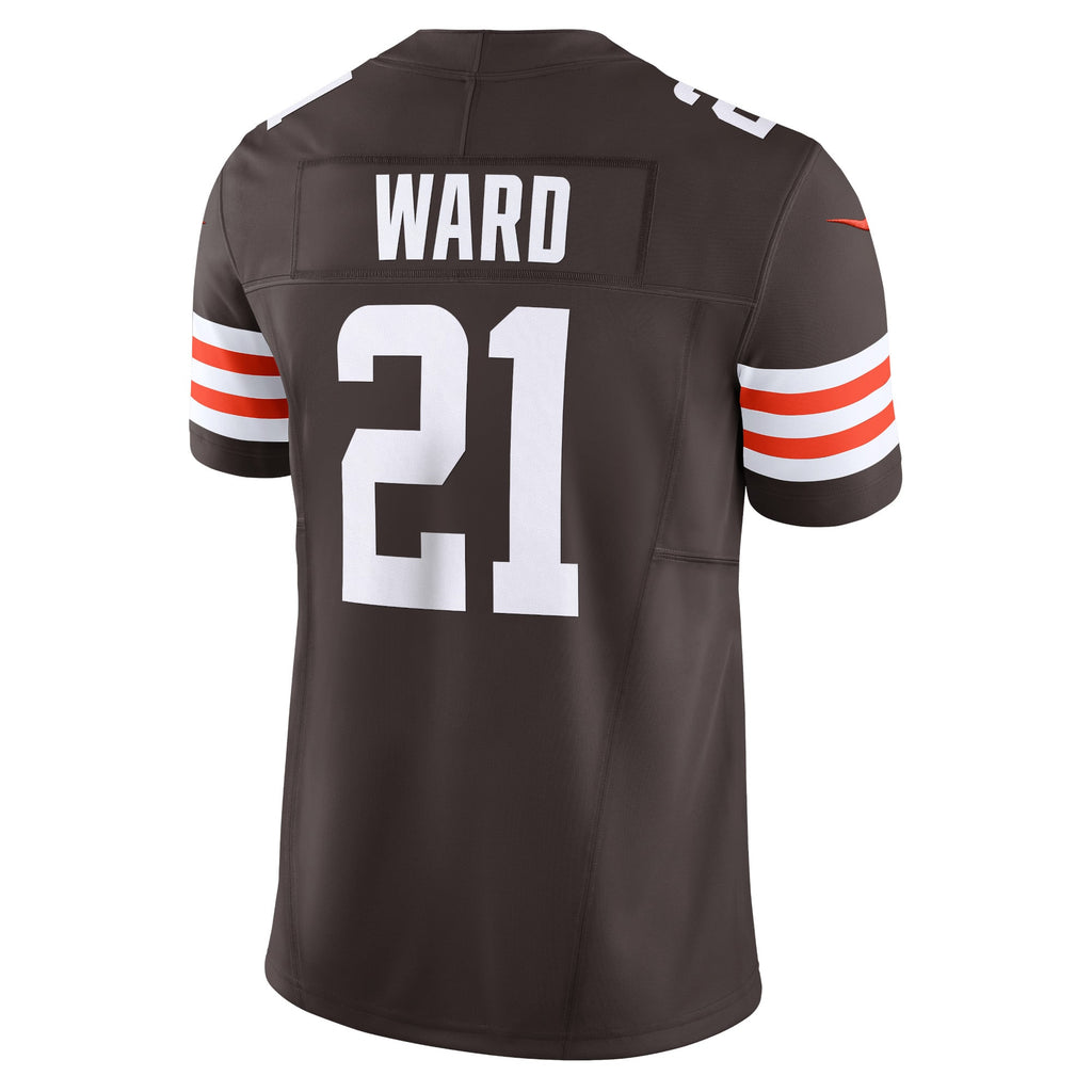 Cleveland Browns Denzel Ward Nike Brown Vapor F.U.S.E. Limited Jersey