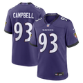Baltimore Ravens Calais Campbell Nike Purple Team Game Jersey