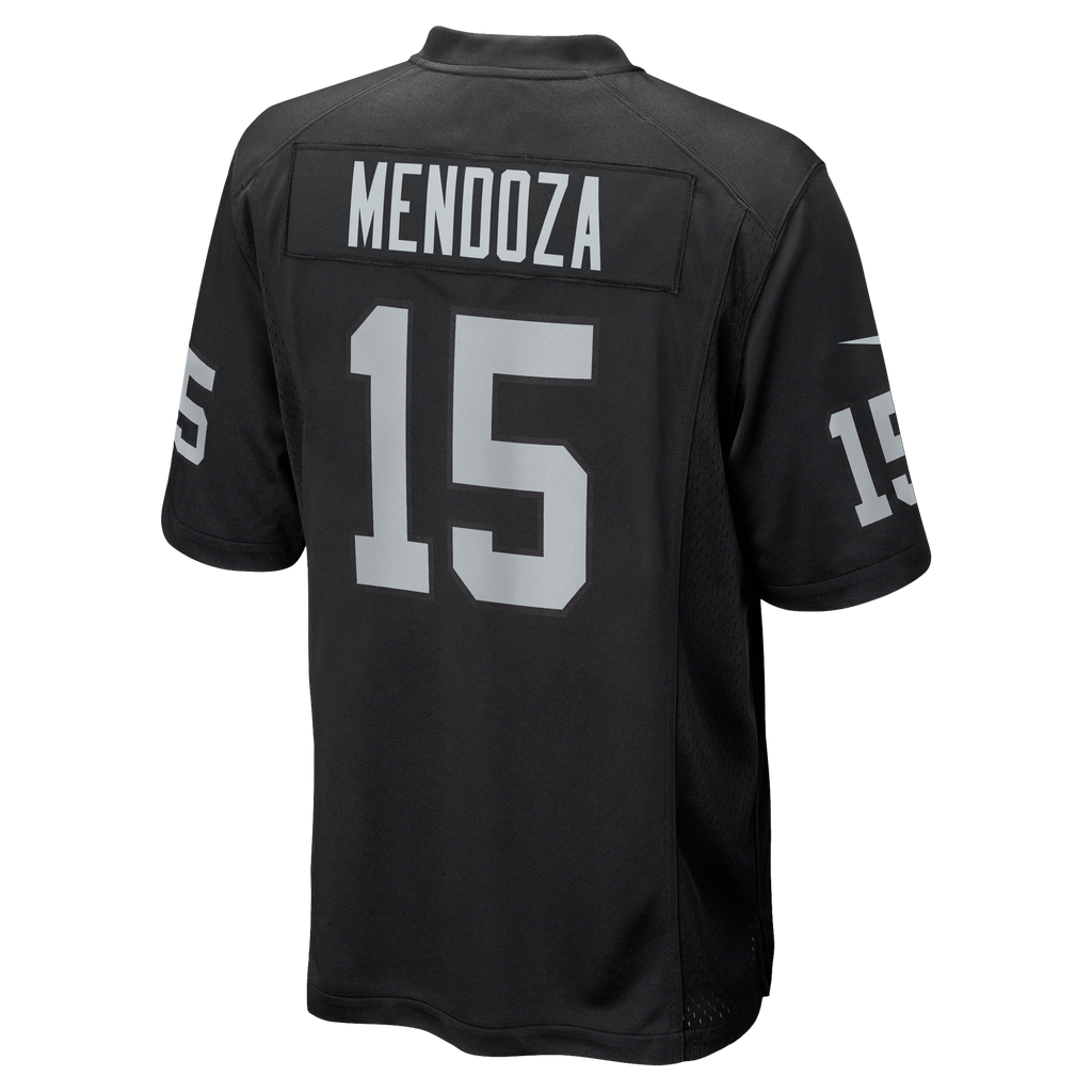 Las Vegas Raiders Fernando Mendoza Nike Black Team Game Jersey