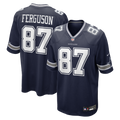 Dallas Cowboys Jake Ferguson Nike Navy Team Game Jersey