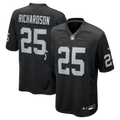 Las Vegas Raiders Decamerion Richardson Nike Black Team Game Jersey