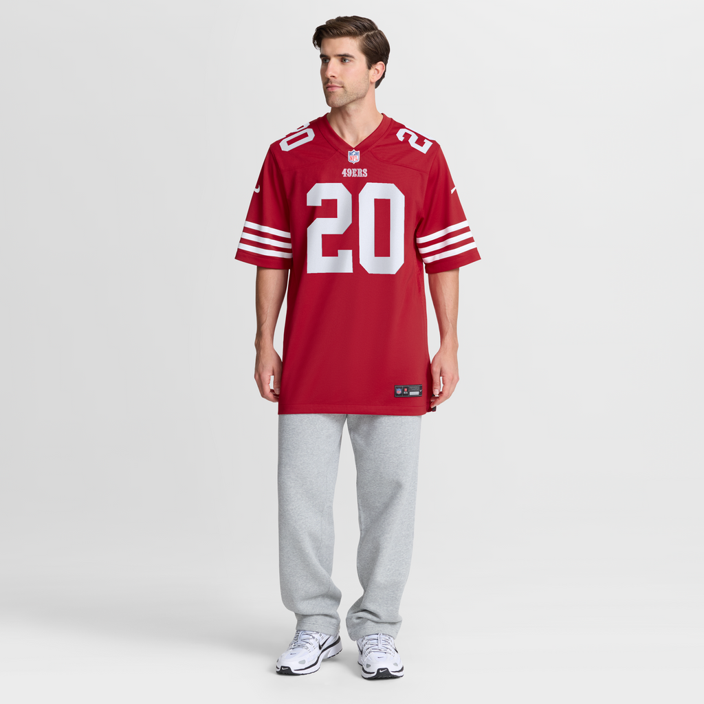 San Francisco 49ers Upton Stout Nike Scarlet Team Game Jersey