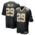 New Orleans Saints Quincy Riley Nike Black Team Game Jersey