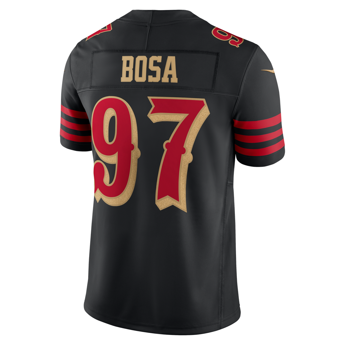 San Francisco 49ers Nick Bosa Nike Black Rivalries Collection Stitched Limited Jersey