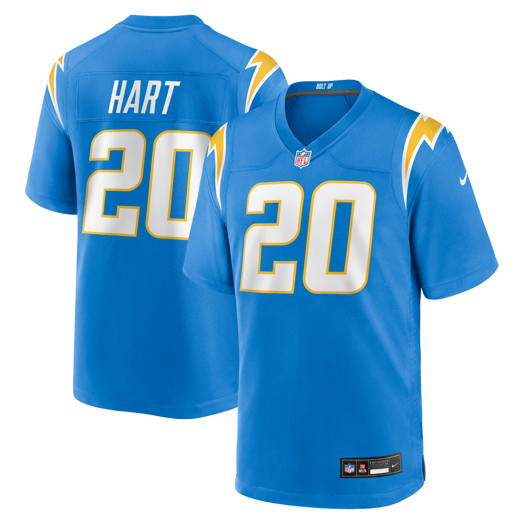 Los Angeles Chargers Cam Hart Nike Powder Blue Team Game Jersey