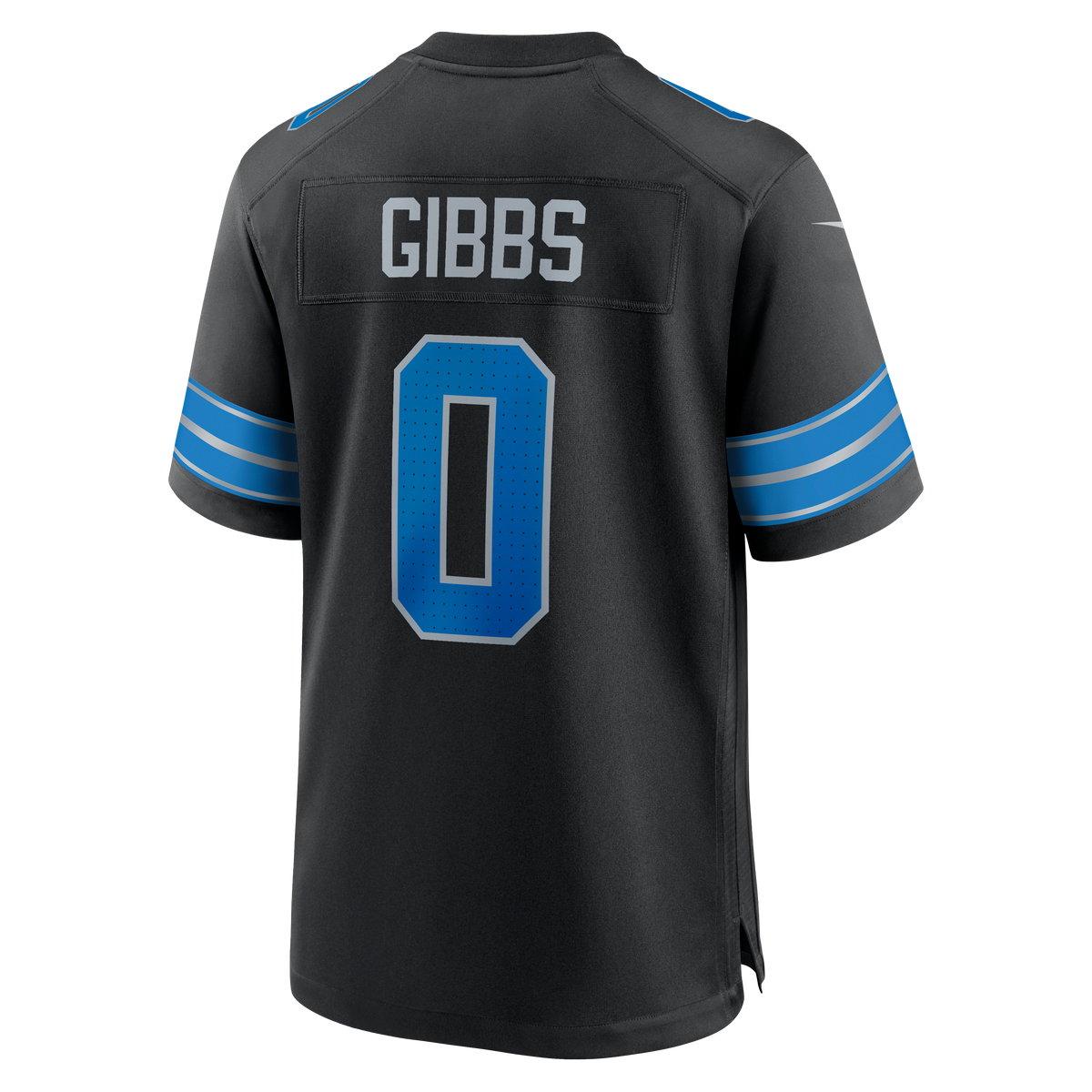 Detroit Lions Jahmyr Gibbs Nike Black 2nd Alternate Game Player Jersey