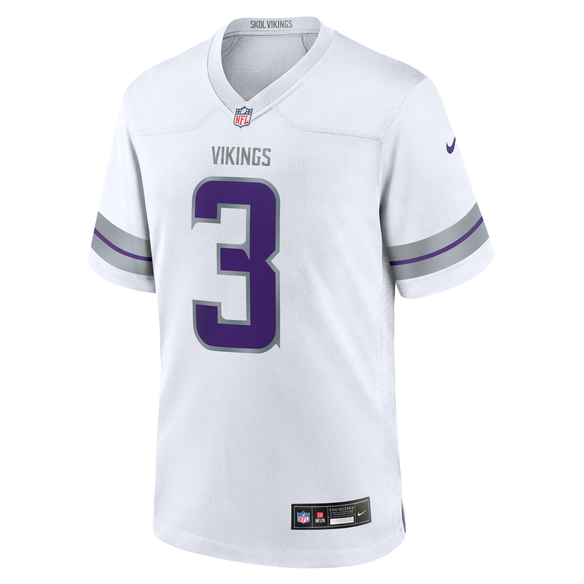 Minnesota Vikings Jordan Addison Nike White Alternate Game Player Jersey