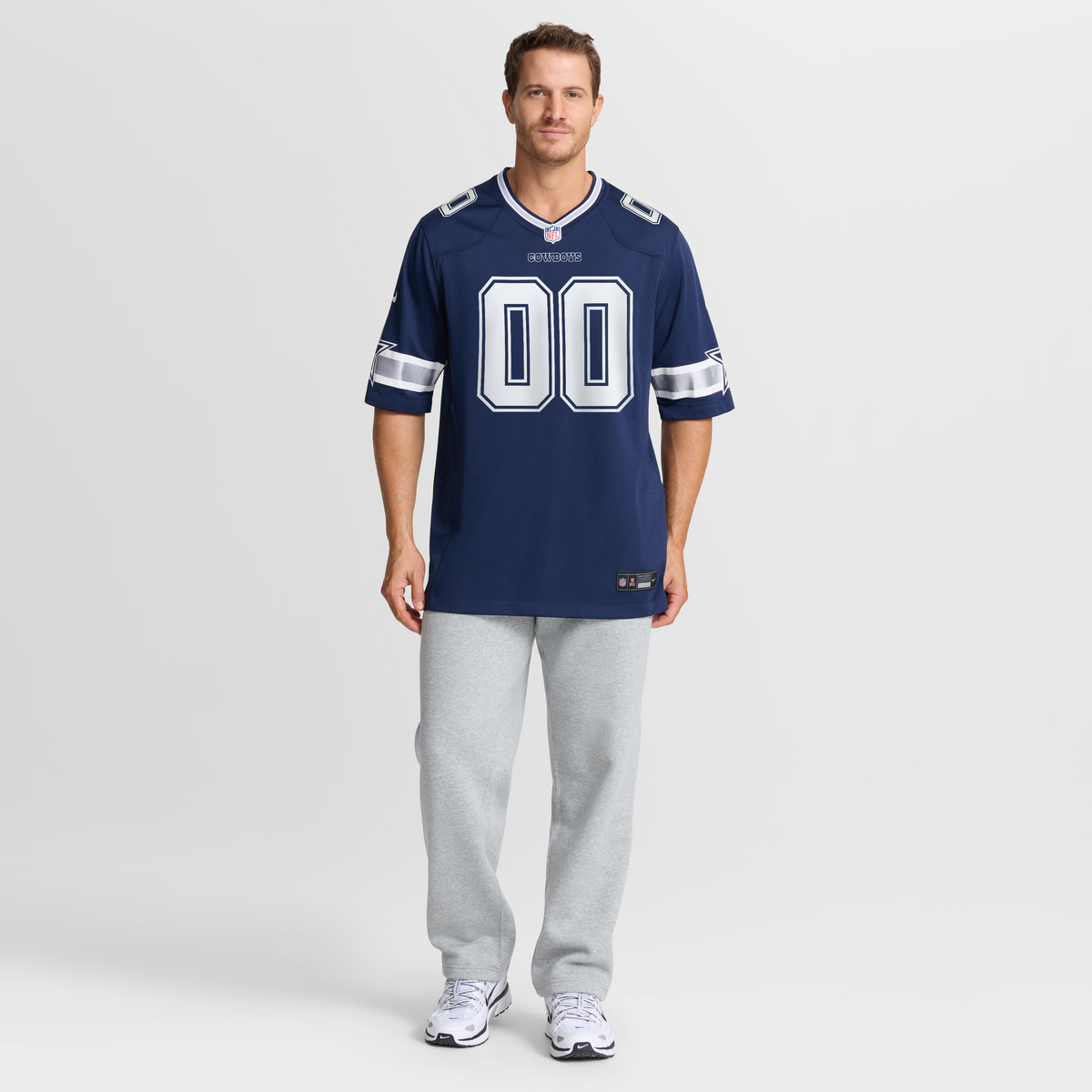 Dallas Cowboys Nike White Custom Game Jersey