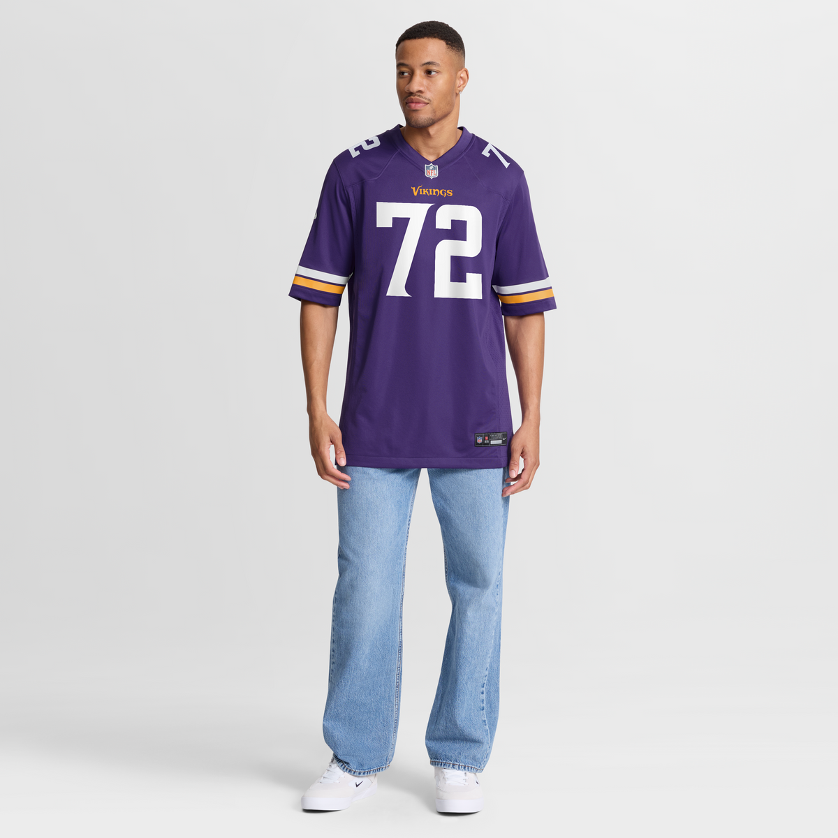 Minnesota Vikings Ryan Van Demark Nike Purple Team Game Jersey