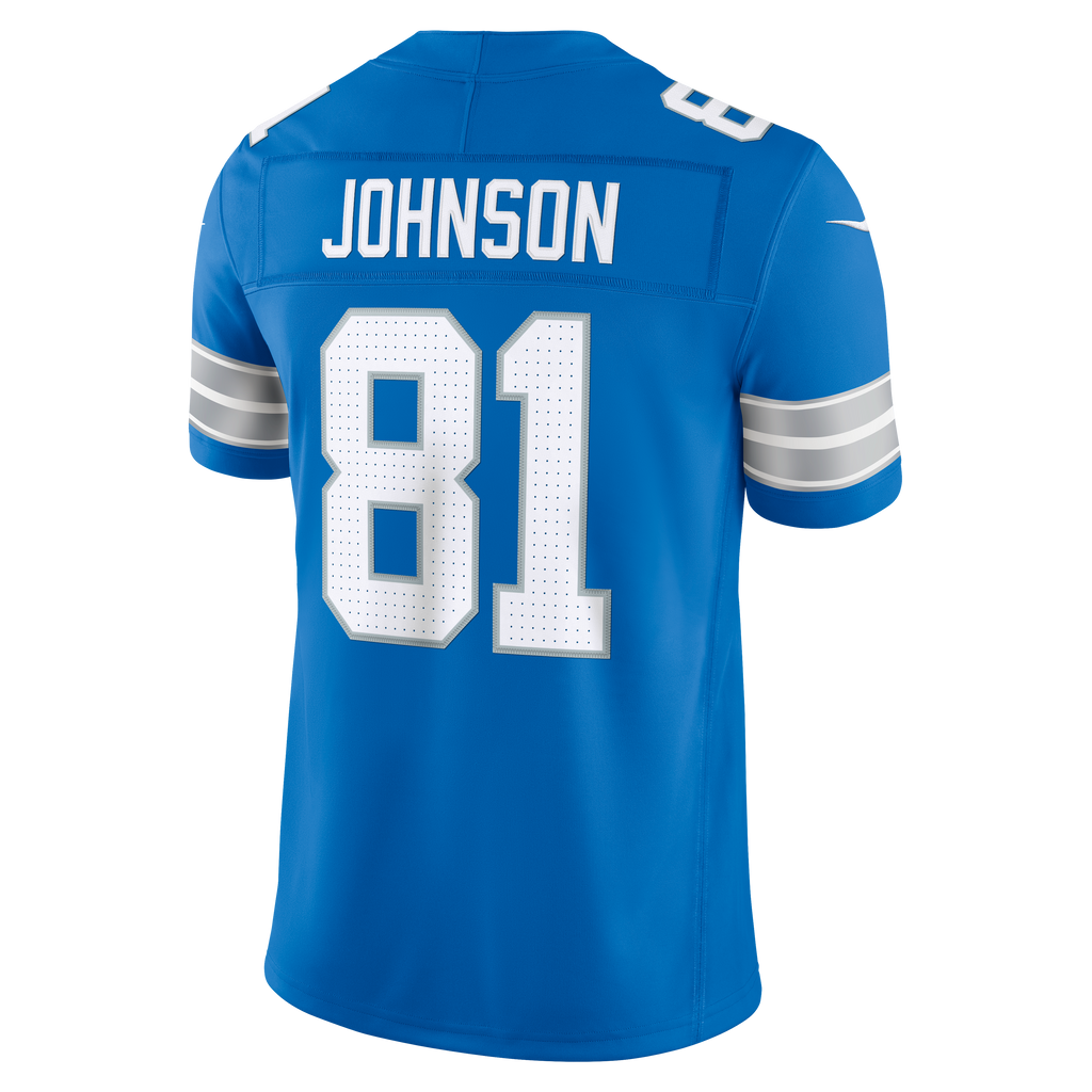 Detroit Lions Calvin Johnson Nike Black Alternate Vapor F.U.S.E. Stitched Retired Limited Jersey