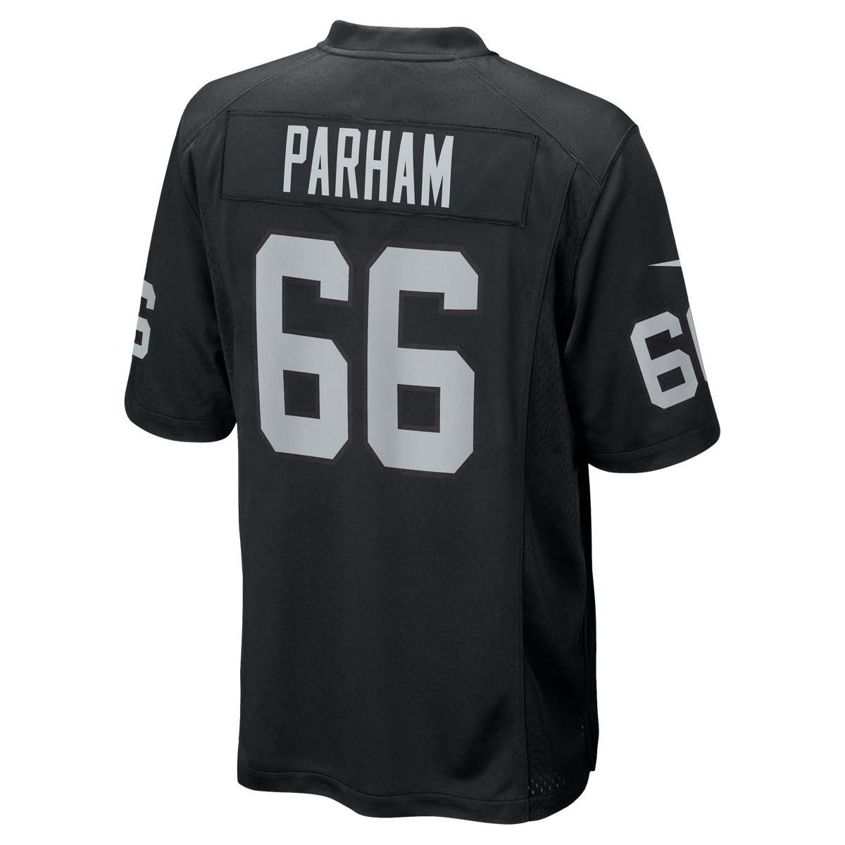 Las Vegas Raiders Dylan Parham Nike Black Game Player Jersey