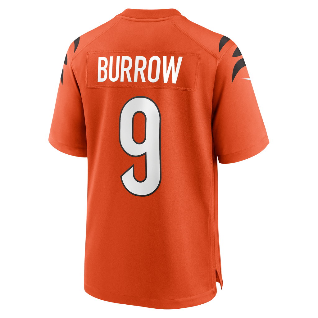 Cincinnati Bengals Joe Burrow Nike Orange Alternate Game Jersey