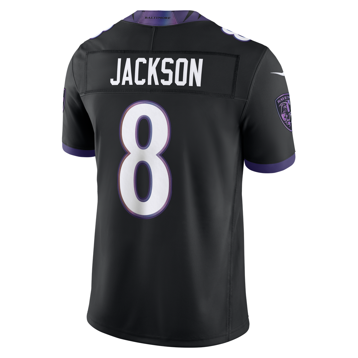 Baltimore Ravens Lamar Jackson Nike White Vapor F.U.S.E. Stitched Limited Jersey