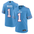Tennessee Titans Cameron Ward Nike Light Blue Game Jersey