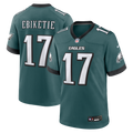 Philadelphia Eagles Arnold Ebiketie Nike Midnight Green Team Game Jersey