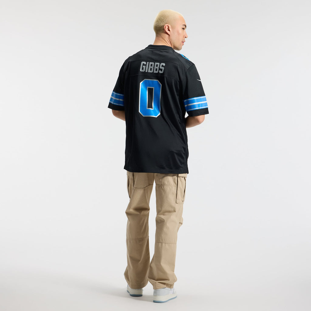 Detroit Lions Jahmyr Gibbs Nike Blue Game Player Jersey