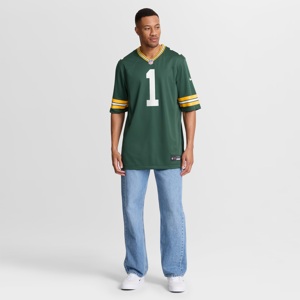 Green Bay Packers Micah Parsons Nike White Game Player Jersey