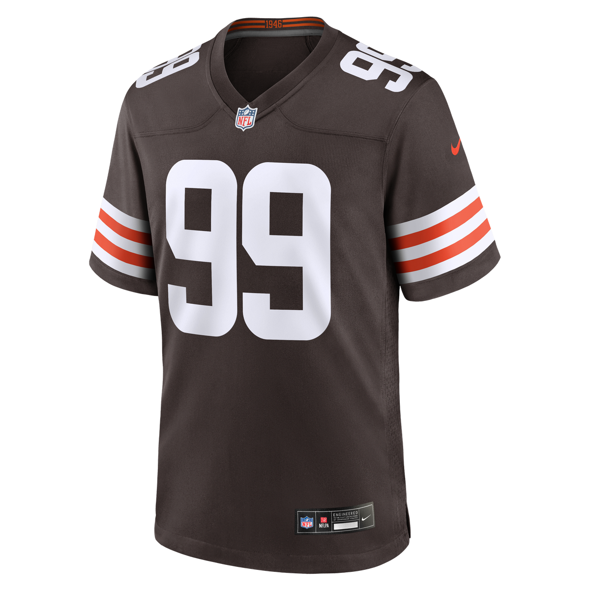 Cleveland Browns Logan Fano Nike Brown Team Game Jersey