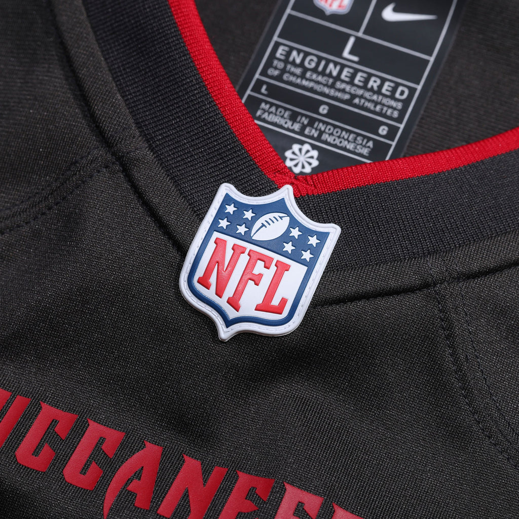 Tampa Bay Buccaneers Nike Pewter Alternate Custom Game Jersey