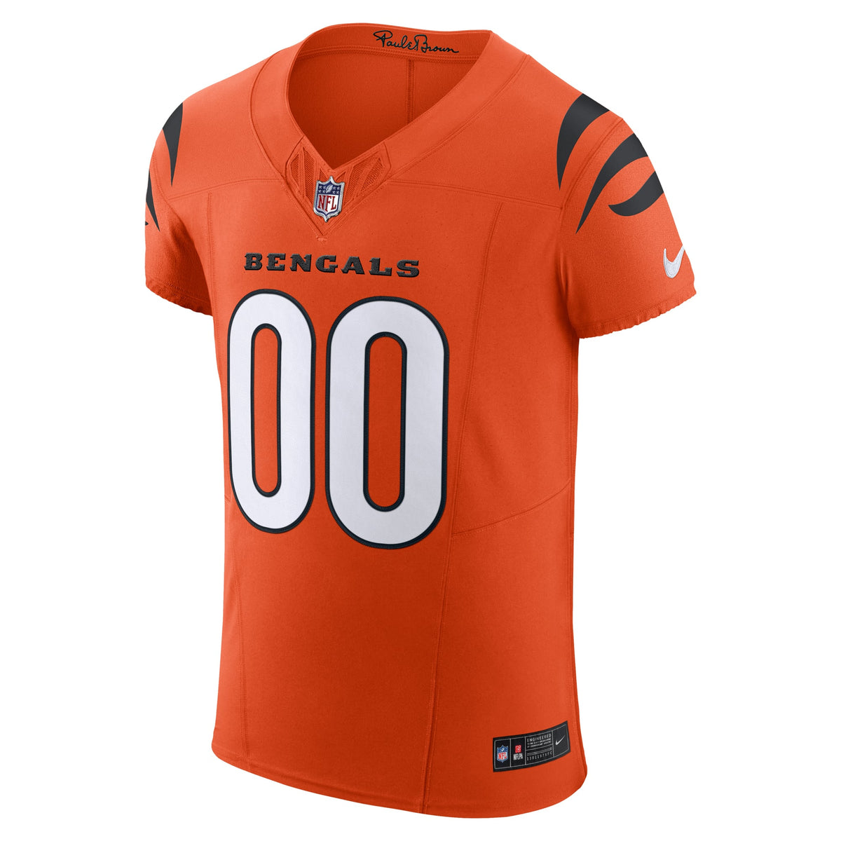 Cincinnati Bengals Nike Black Team Vapor F.U.S.E. Elite Custom Jersey