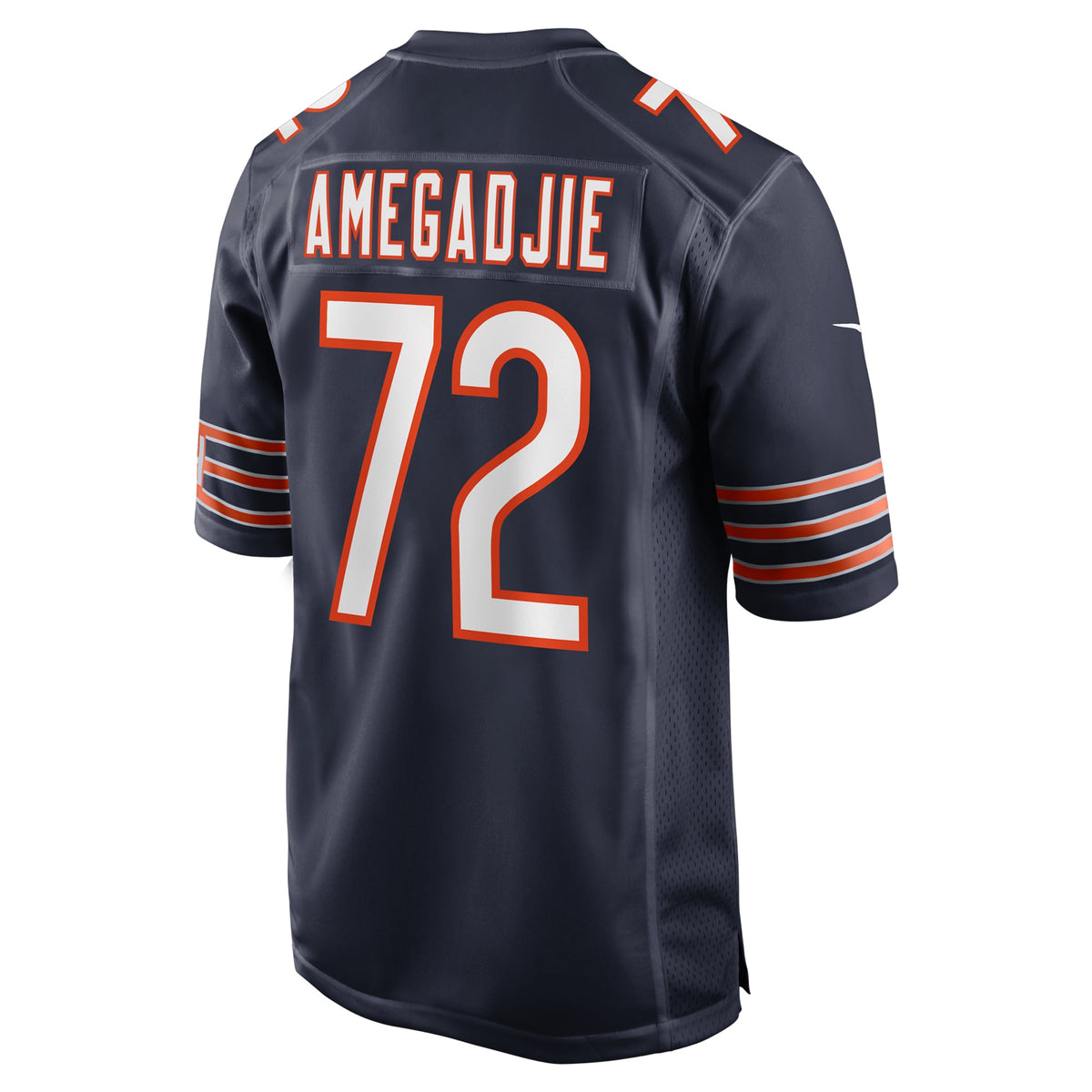 Chicago Bears Kiran Amegadjie Nike Navy Game Jersey