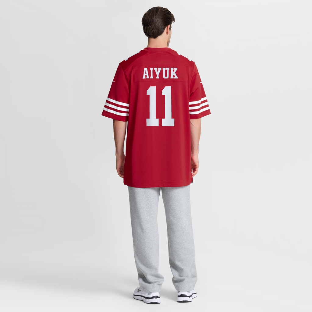 San Francisco 49ers Brandon Aiyuk Nike Scarlet Team Player Game Jersey