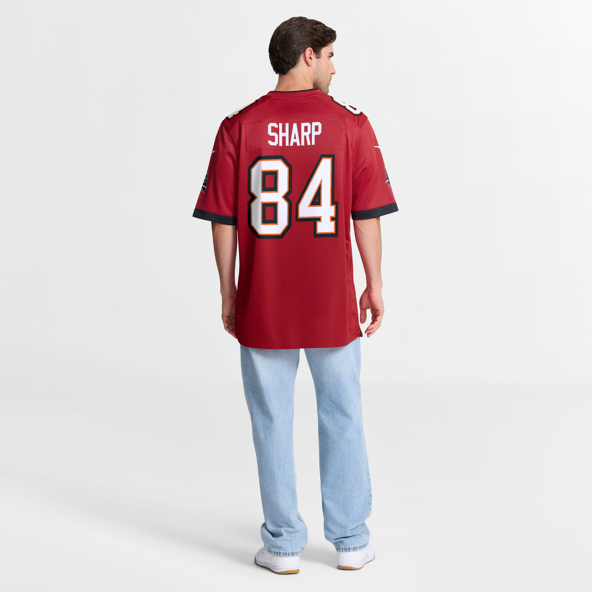 Tampa Bay Buccaneers Bauer Sharp Nike Red Team Game Jersey