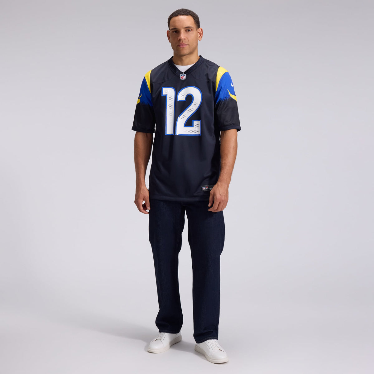 Los Angeles Rams Puka Nacua Nike Dark Blue Rivalries Collection Game Jersey