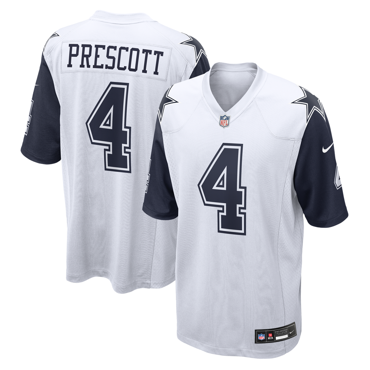 Dallas Cowboys Dak Prescott Nike Navy Alternate Game Team Jersey