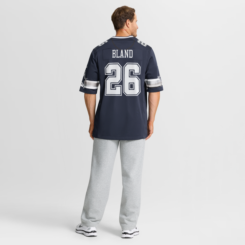 Dallas Cowboys DaRon Bland Nike Navy Game Jersey
