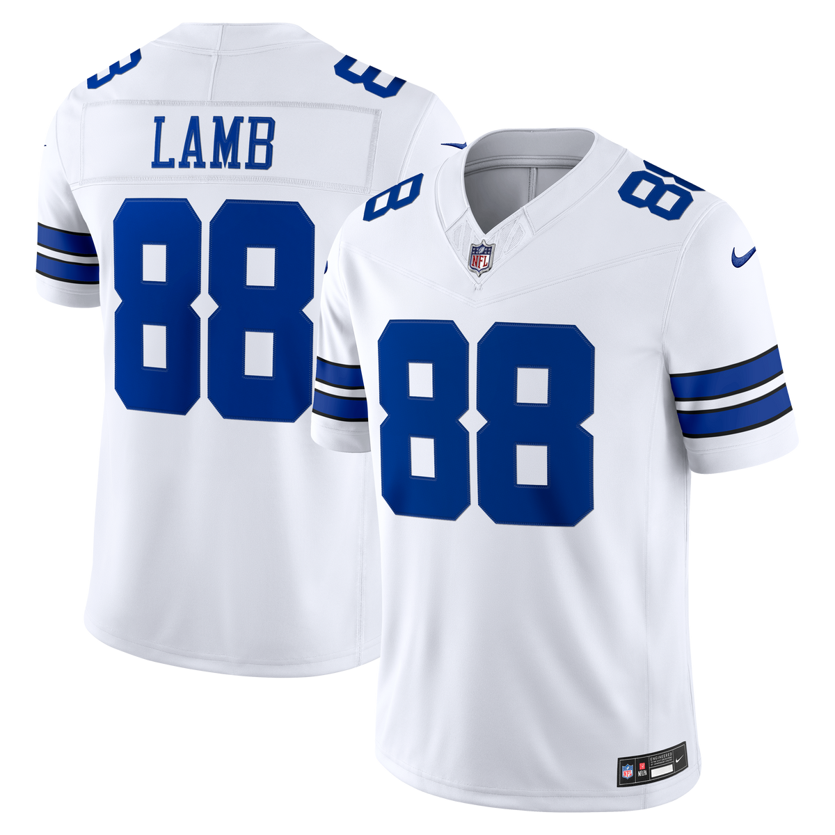 Dallas Cowboys CeeDee Lamb Nike Navy Alternate Vapor F.U.S.E. Stitched Limited Jersey