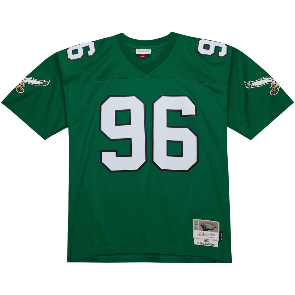 Philadelphia Eagles Clyde Simmons Mitchell & Ness Kelly Green Legacy Replica Jersey
