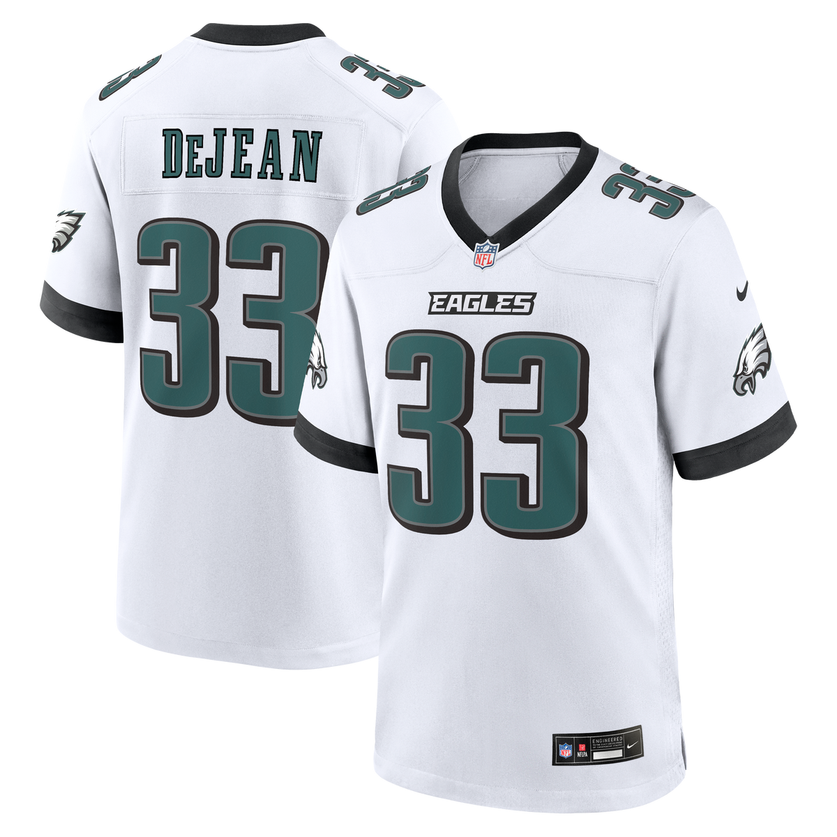 Philadelphia Eagles Cooper DeJean Nike Black Alternate Game Jersey