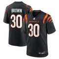 Cincinnati Bengals Chase Brown Nike Black Team Game Jersey