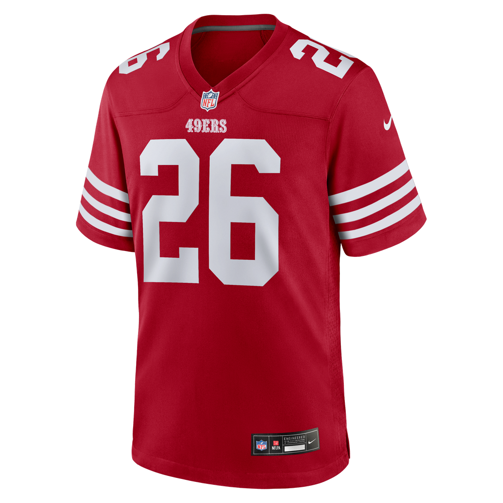 San Francisco 49ers Chase Lucas Nike Scarlet Team Game Jersey
