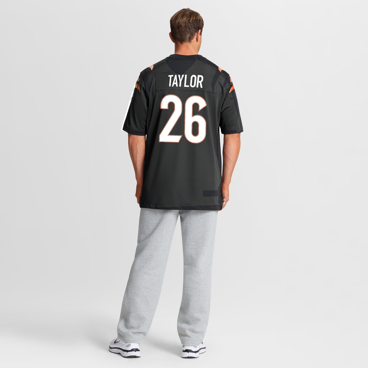 Cincinnati Bengals Ja'Sir Taylor Nike Black Team Game Jersey