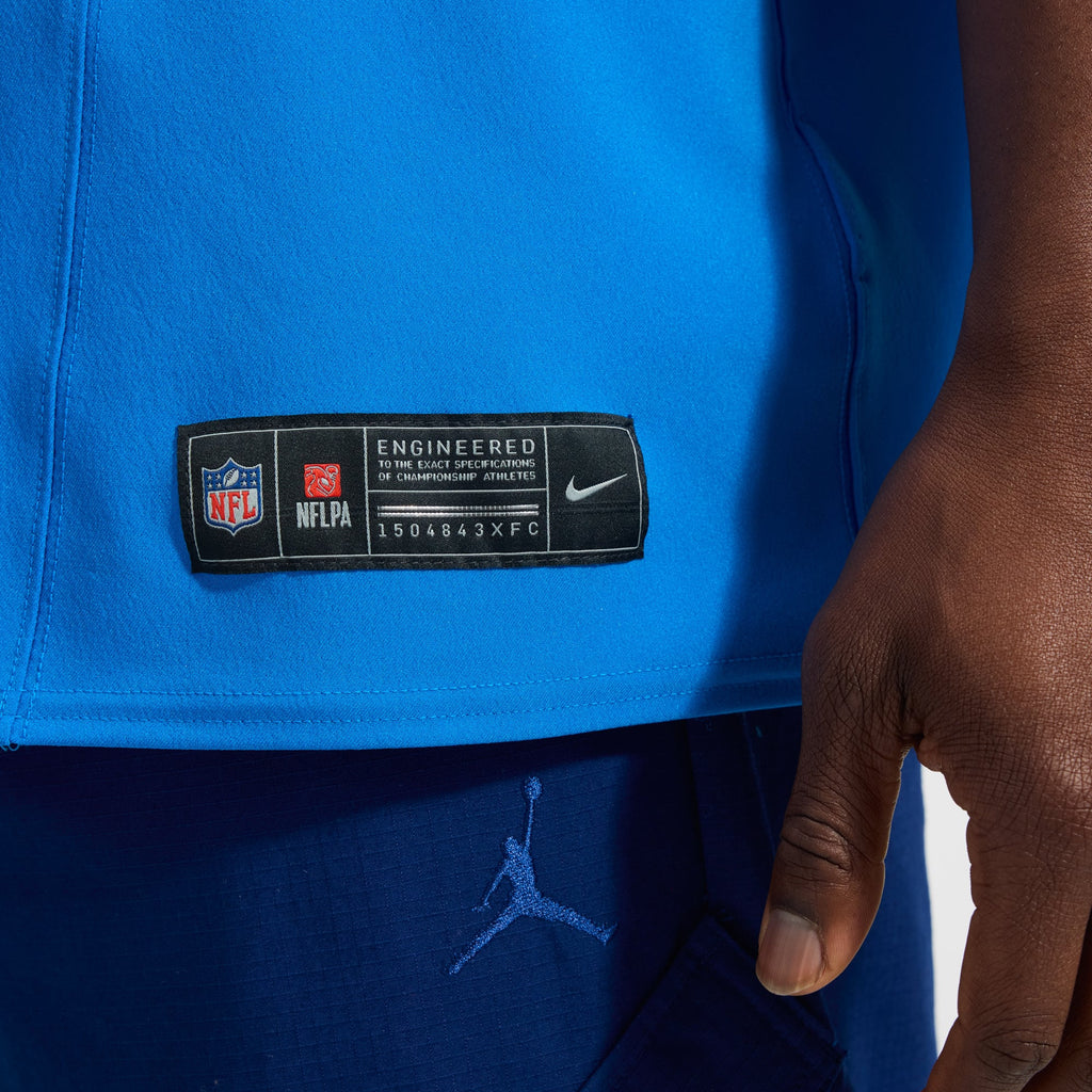 Detroit Lions Aidan Hutchinson Nike Blue Alternate Vapor F.U.S.E. Elite Jersey