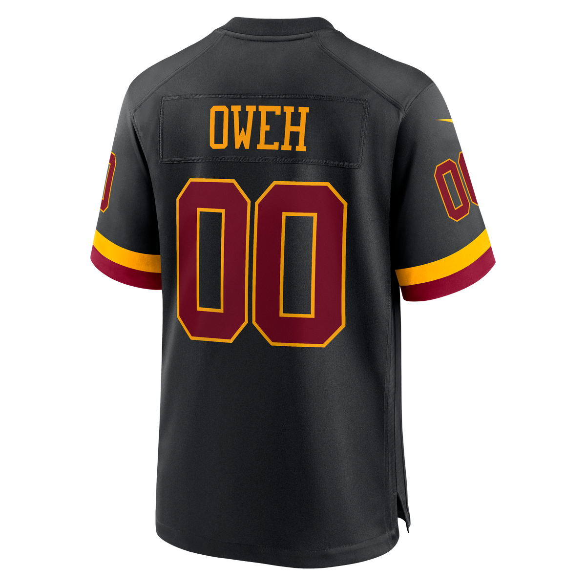 Washington Commanders Odafe Oweh Nike Black Hail Raiser Alternate Game Jersey