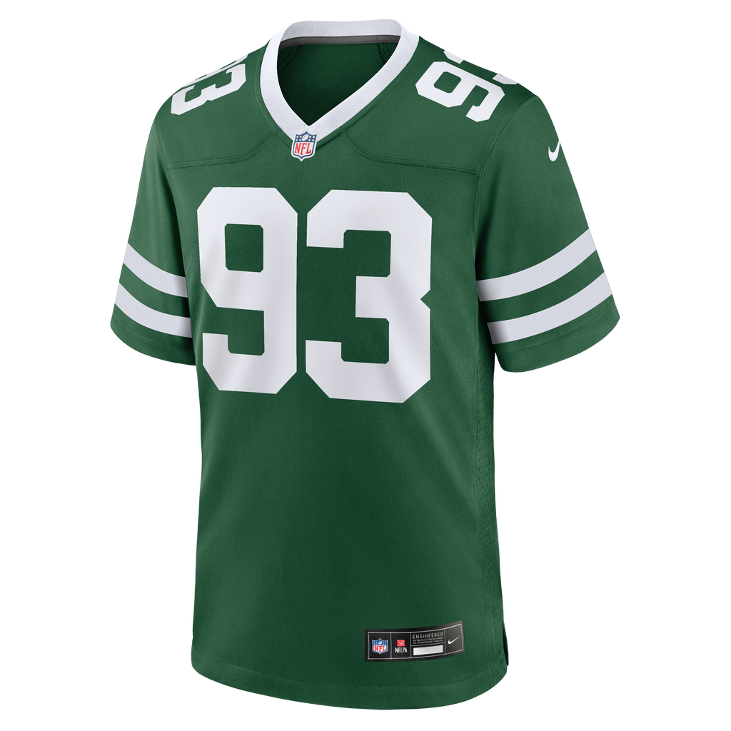 New York Jets Takk McKinley Nike Legacy Green Team Game Jersey