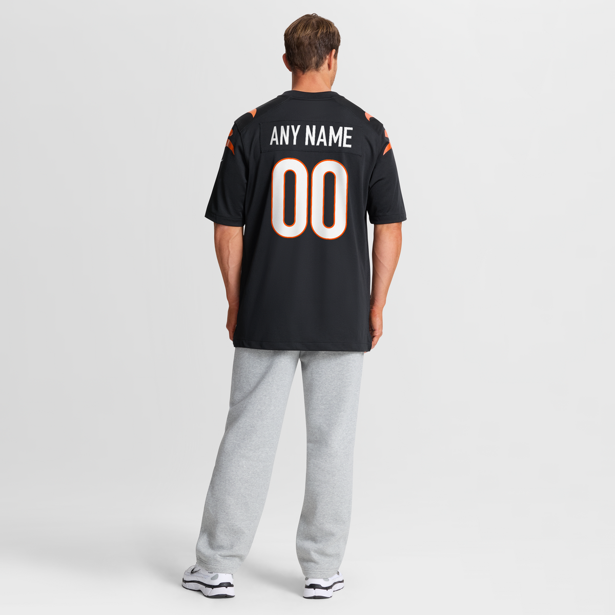 Cincinnati Bengals Nike Black Game Custom Jersey