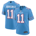 Tennessee Titans Jermaine Johnson II Nike Light Blue Team Game Jersey