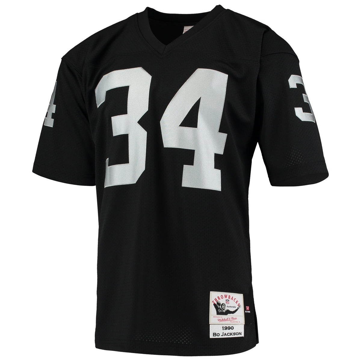 Las Vegas Raiders 1990 Bo Jackson Mitchell & Ness Black Authentic Throwback Retired Player Jersey