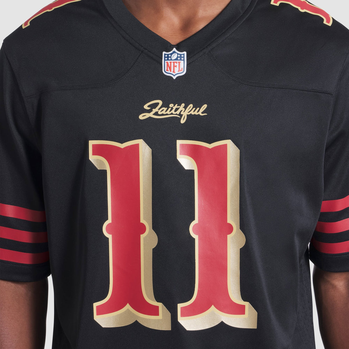 San Francisco 49ers Brandon Aiyuk Nike Black Rivalries Collection Game Jersey