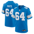 Detroit Lions Cade Mays Nike Blue Team Game Jersey