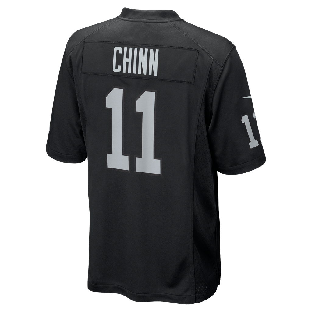 Las Vegas Raiders Jeremy Chinn Nike Black Team Game Jersey