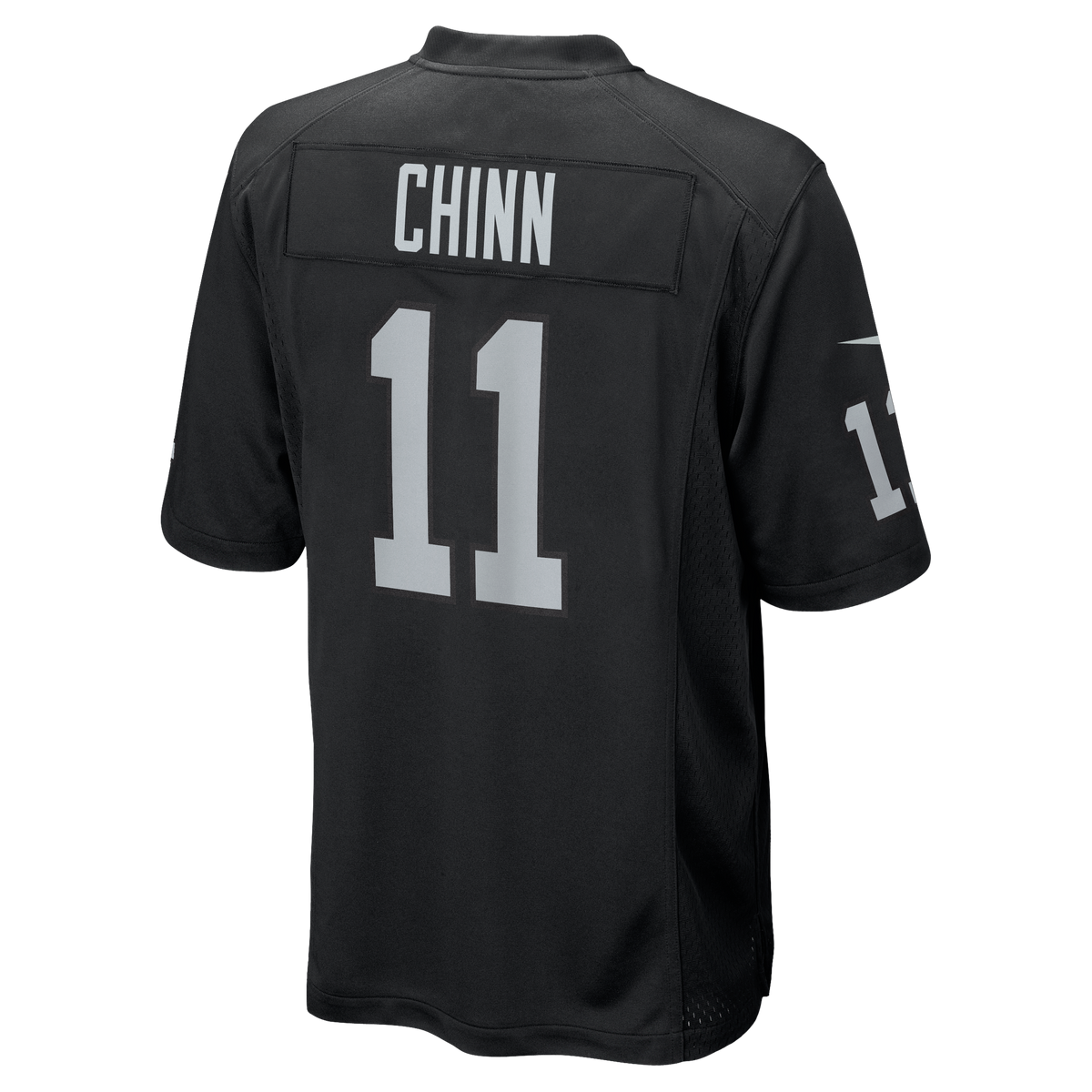 Las Vegas Raiders Jeremy Chinn Nike Black Team Game Jersey